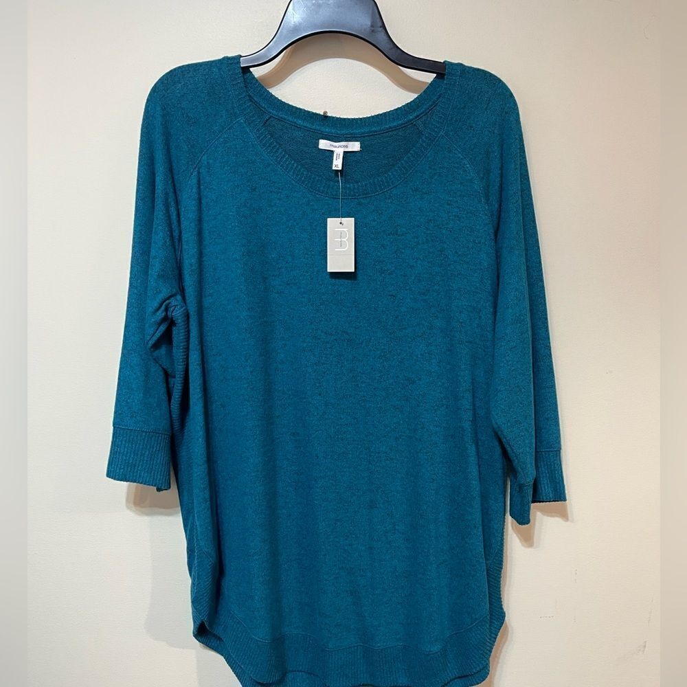 Maurices Woman’s Aqua Blue Top Size XL NWT